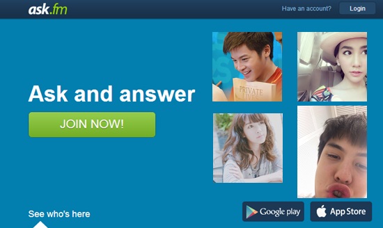 ask.fm ดารา มาดูกันดีกว่า ว่าดาราคนไหนบ้างที่เล่น ask.fm